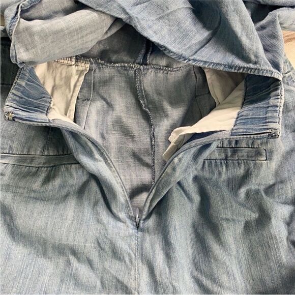 J. Crew Chambray Wrap Tie Jumpsuit - Picture 12 of 12